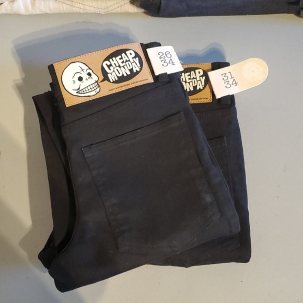 Cheap Monday Black stretch jeans